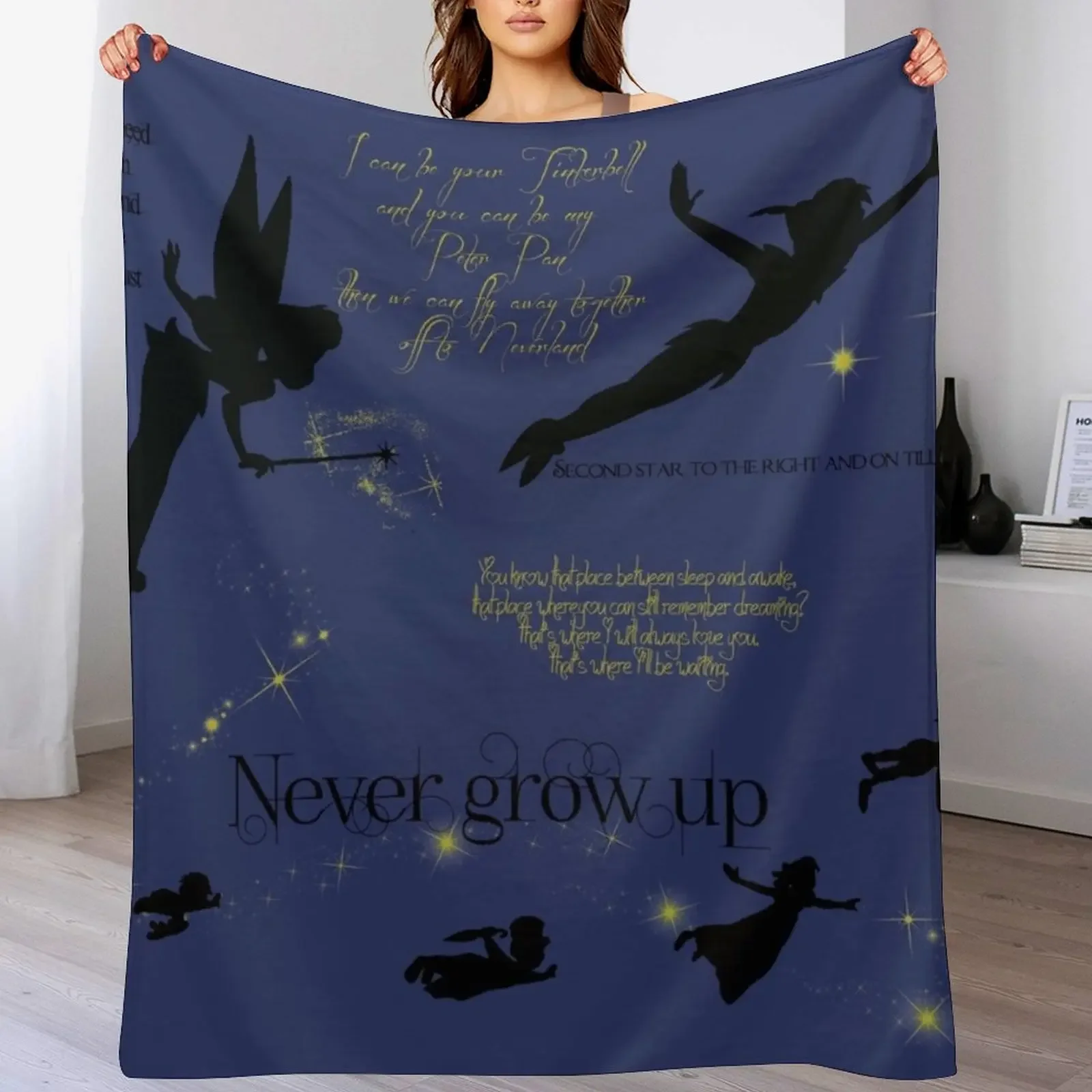 

Neverland Throw Blanket Year Round Soft Comfortable Blanket for Home