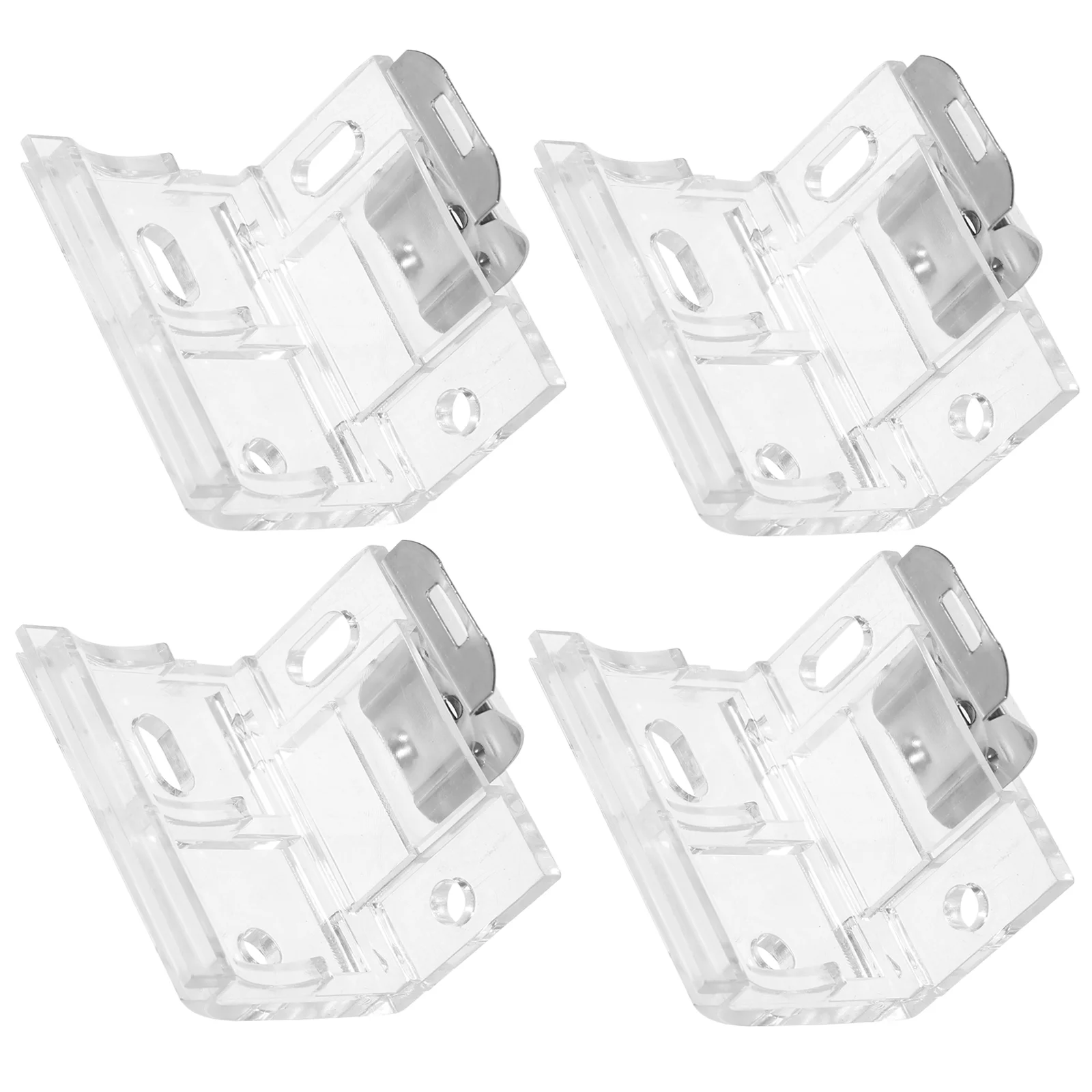 

4 Pcs Window Blinds Cordless 1 Inch 25mm Venetian Bracket Accessories Curtain Track Fixing 4pcs/pack Shutters Mini Pegs Metal