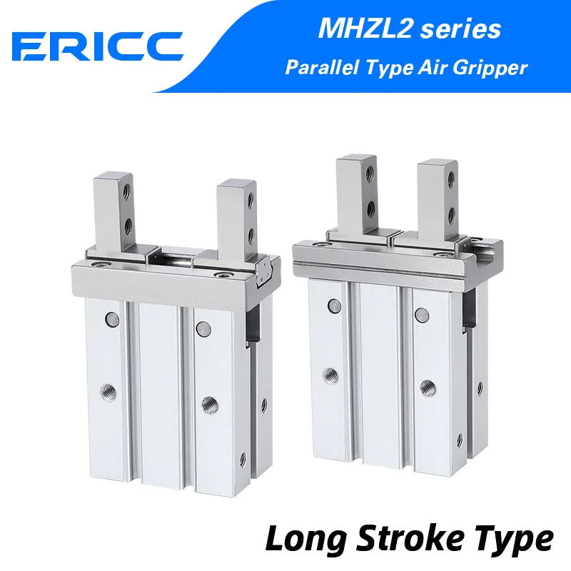 MHZL2 Series Long Stroke Double Acting Air Gripper 10 16 20 25mm  Pneumatic  Finger Cylinder MHZL2-10D/16D/20D/25D Replace
