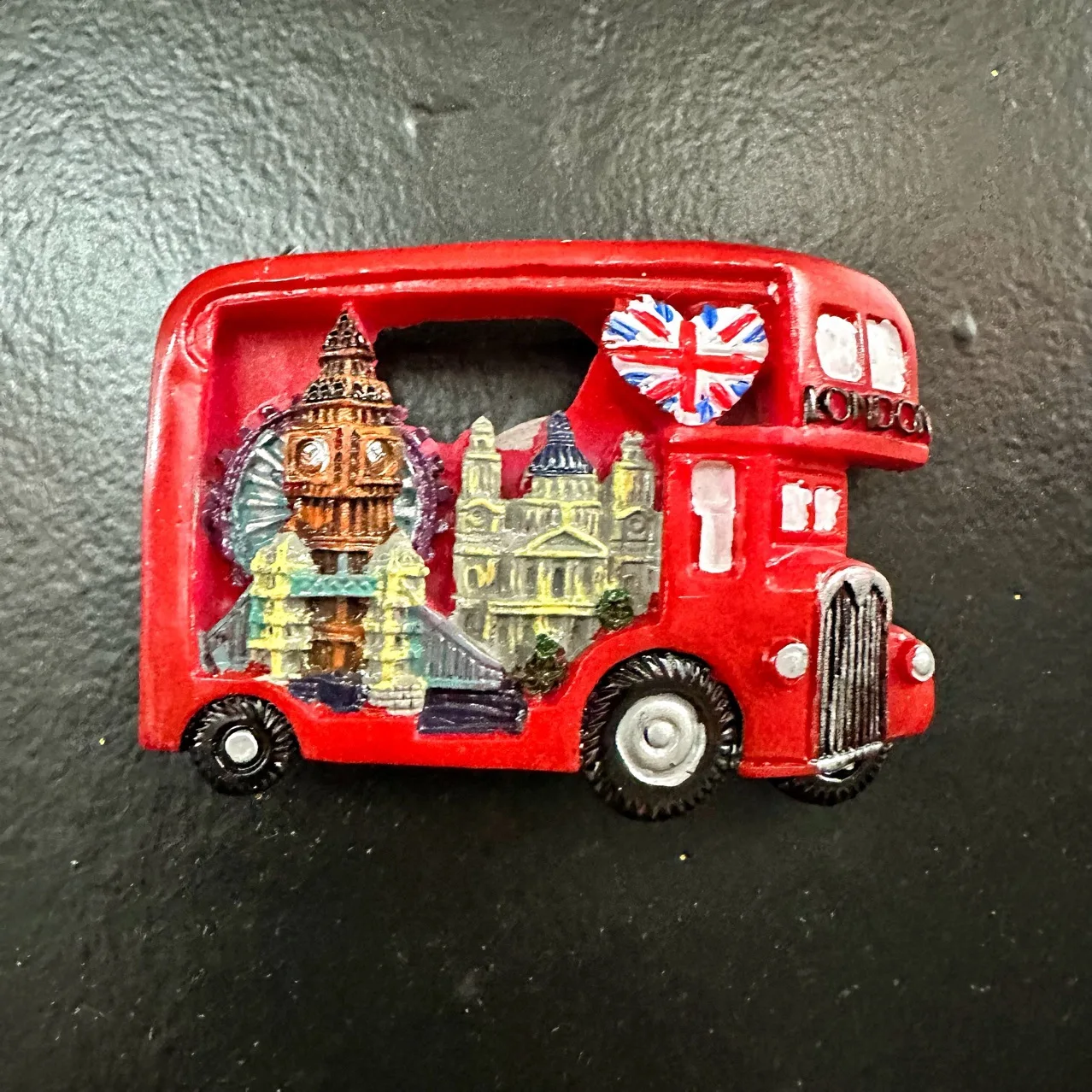 Double Decker Bus Fridge Magnets Resin Home Décor Refrigerator Stickers British Tourist Souvenir Gift Idea