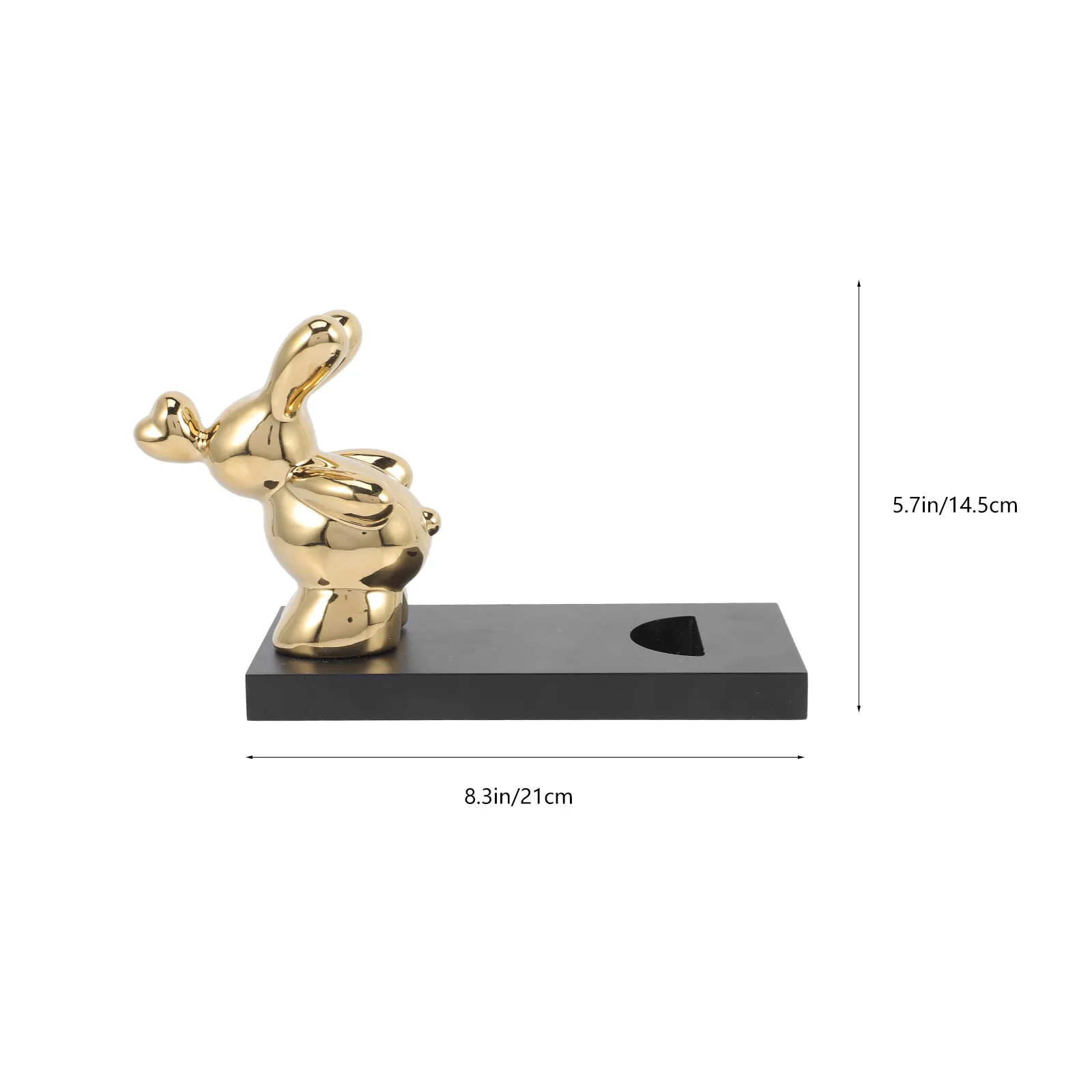 Exquisite Wine Bottle Holder Rabbit Design Decorative Stand for Red Wine Whiskey Storage and Organization Bottle Holder - view 4