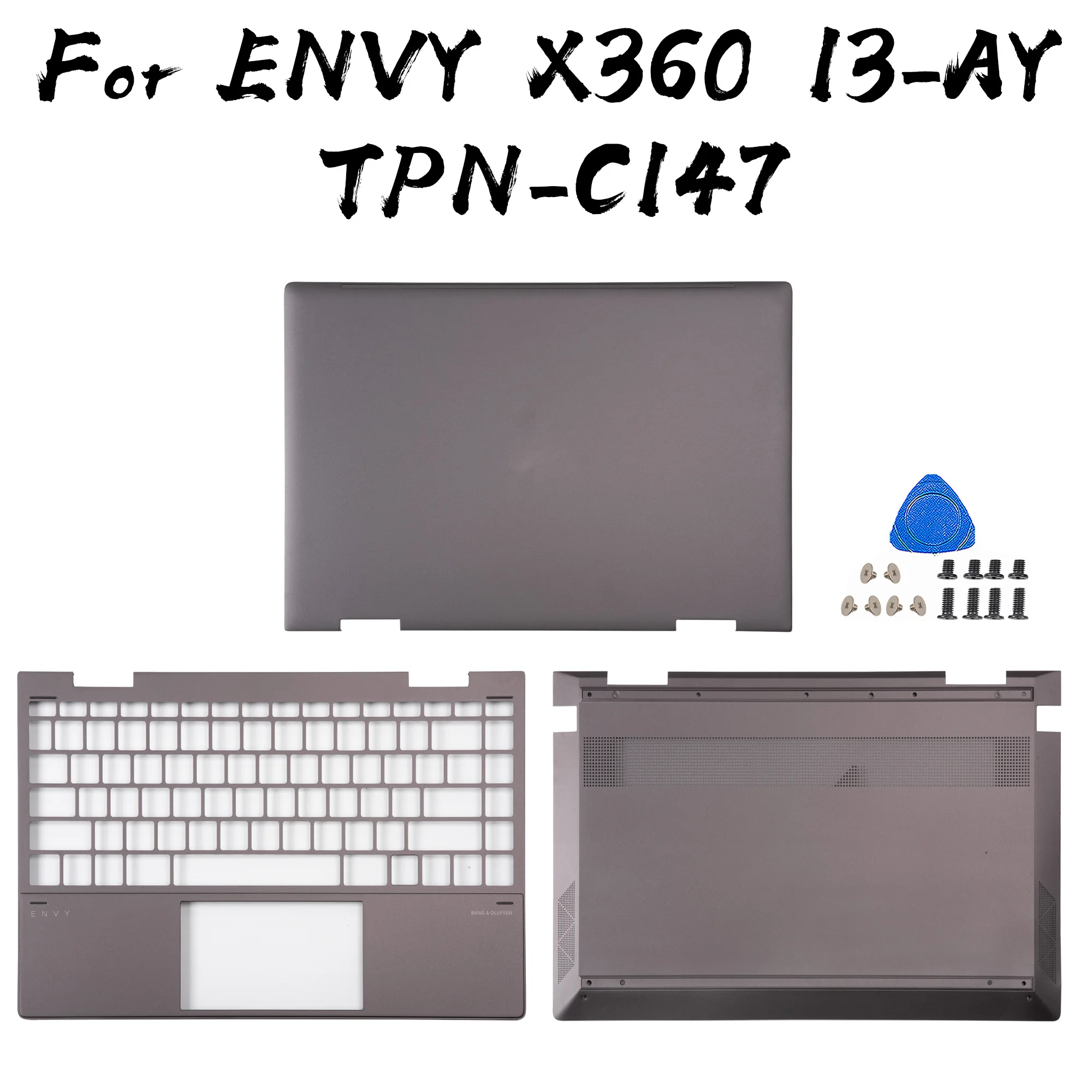 New Original Laptop Covers For HP ENVY X360 13-AY TPN-C147 LCD Back Cover Top Lid Case Replace Brown 13.3 Inch