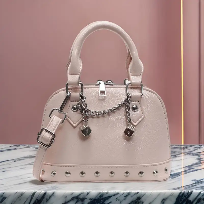 

Premium Leather Crossbody Bag Women's Unique Retro Satchel Minimalist Vintage Design Solid Color Textured Luxury Purse