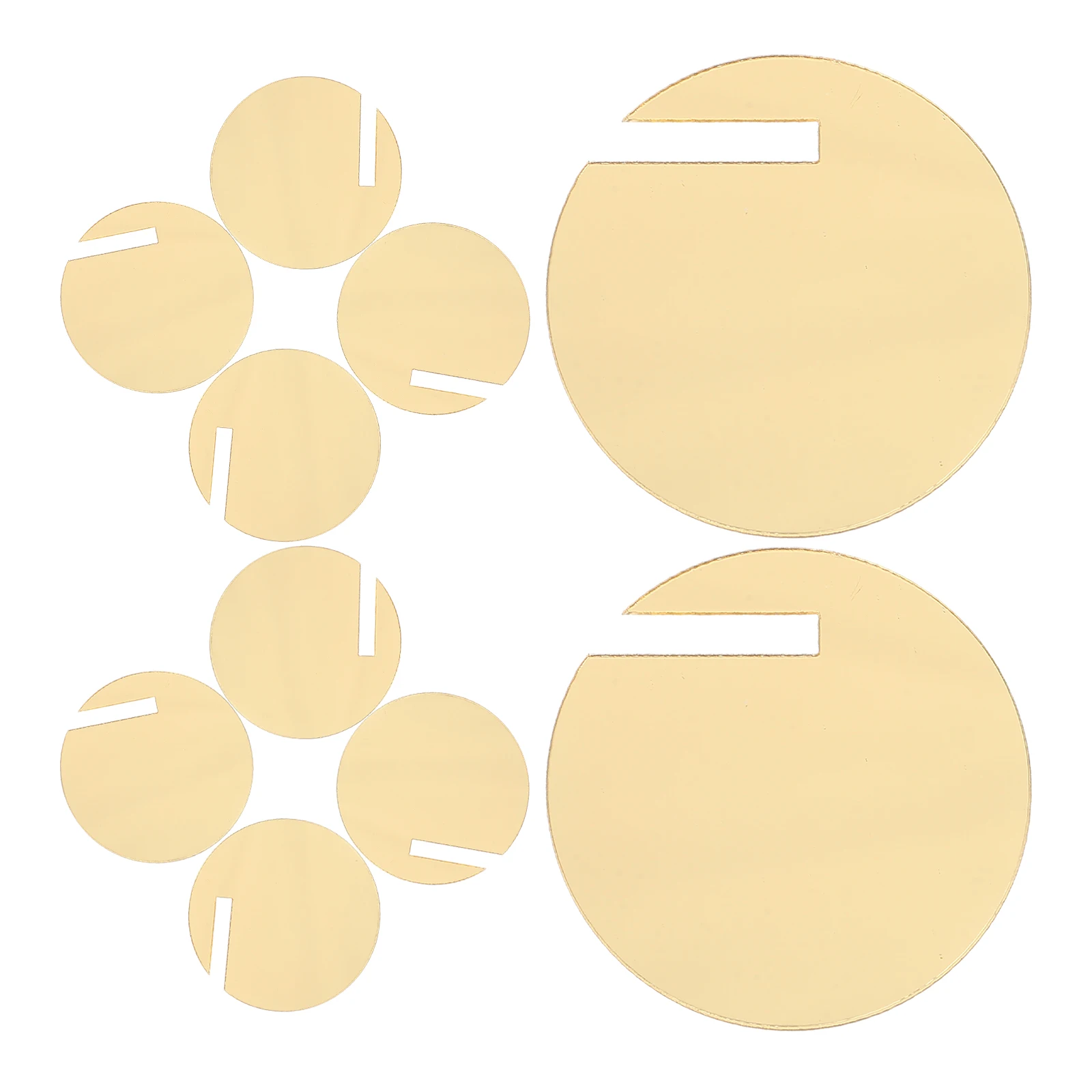 

180Pcs Acrylic Round Drink Tags Lightweight Reusable Wineglass Markers Party Cup Identifiers Decorative Drink Markers