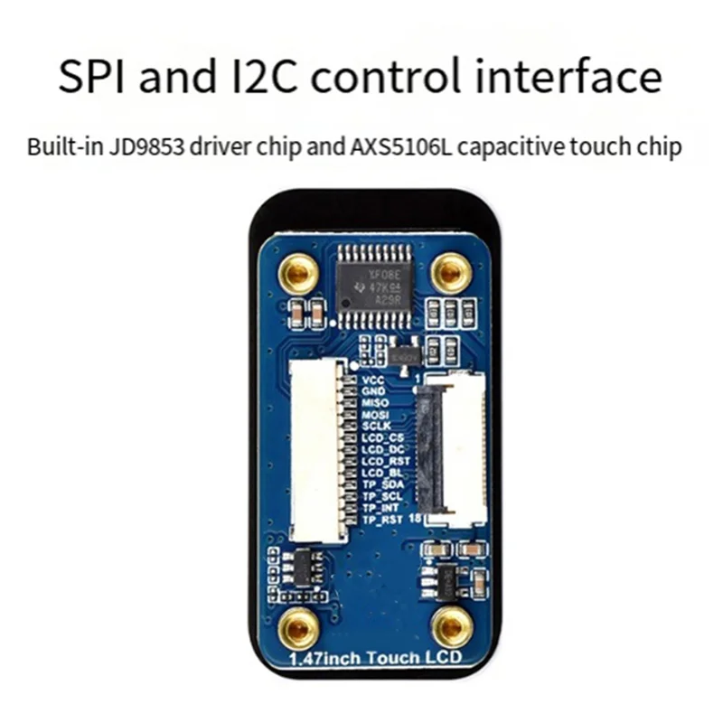

Для Raspberry Pi 1,47-дюймовый модуль ЖК-дисплея 172X320 IPS-экран Интерфейс связи SPI/I2C