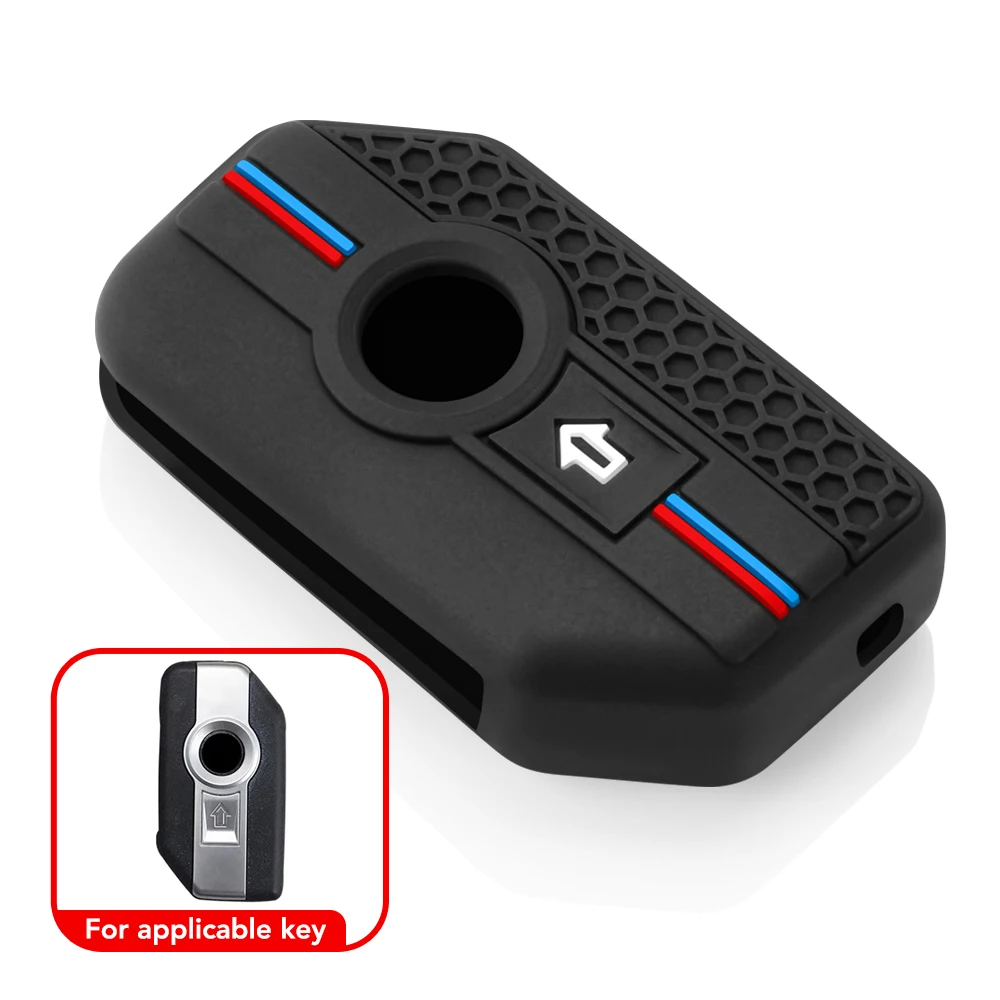 Silicone Motorcycle Key Case Cover Protector Holder Shell Interior Styling For BMW F750 F850 GS Adv F900 R XR K1600 GT GTL R1200