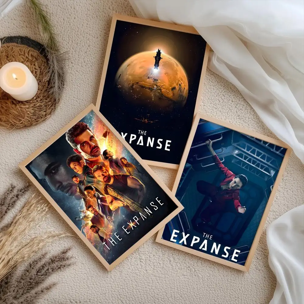 TV series The E-Expanse Poster Stickers Self-Adhesive Painting Mural Decor Wall Decals for Bedroom Living Room Home HD Gift