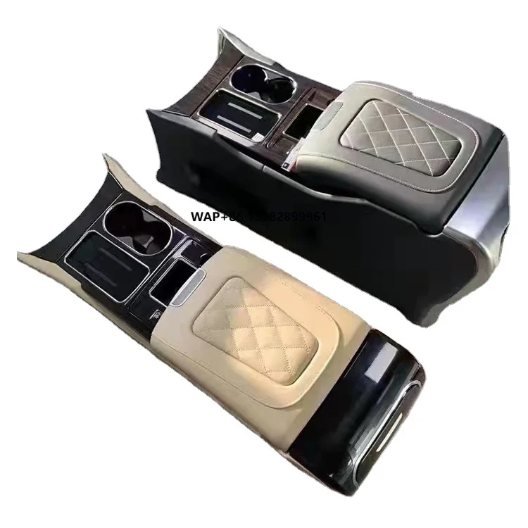 

Kench Rear Car Interior Accessories Modify Kit Car Center Console Armrest Box for Alphard Vellfire (Metal+Plastic)