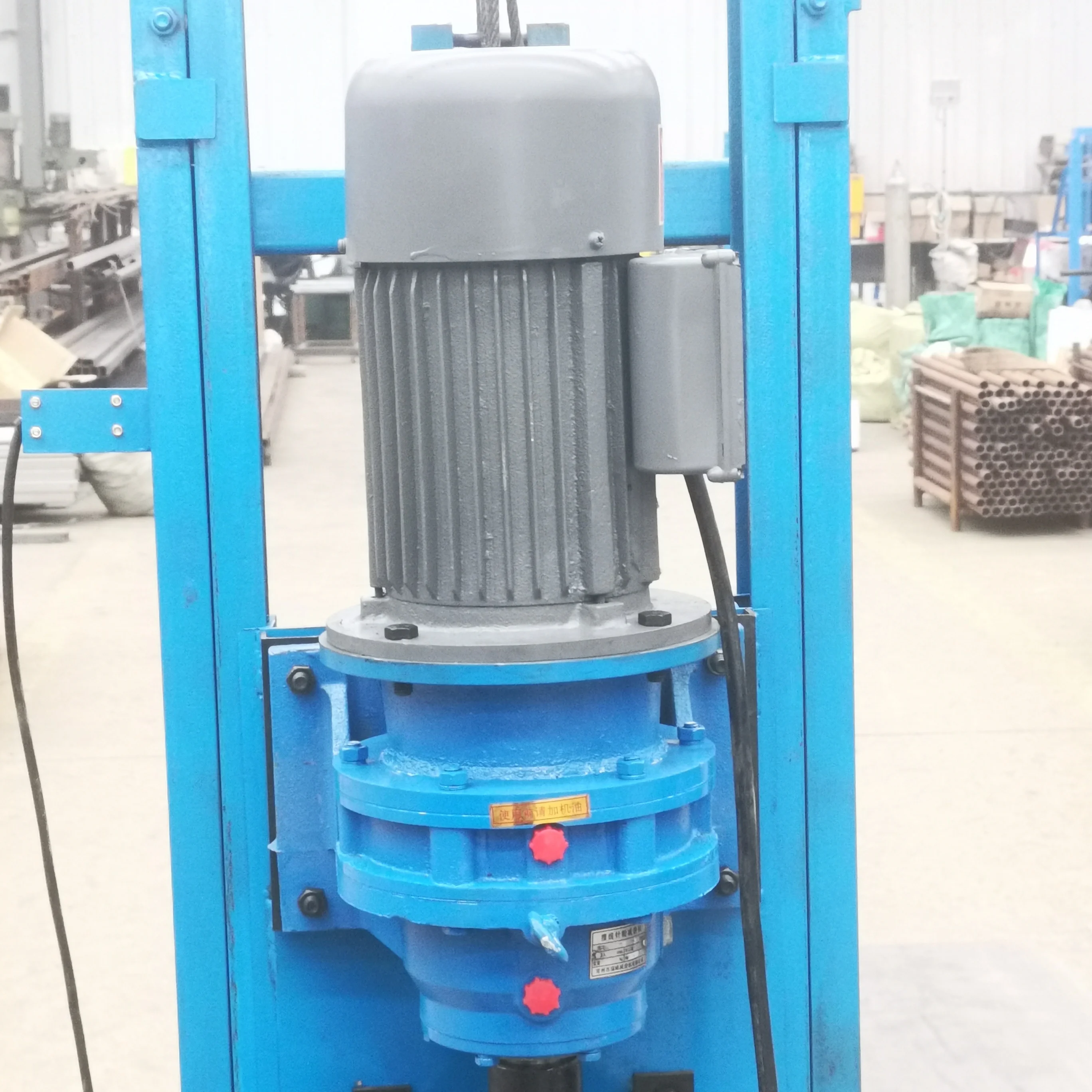 100m Deep Portable Electric Hydraulic Water Well Drilling Rig Borehole Drilling Machine