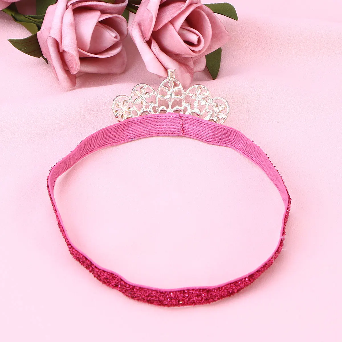 

European and American Rhinestone Crown Hairband Baby The Infant Girl Headbands Tiara