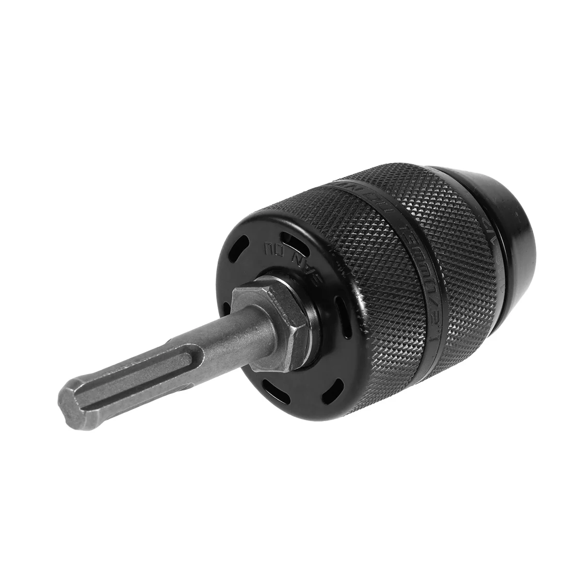Mandrin de perceuse sans clé 2-13Mm, adaptateur de manchon de verrouillage à cliquet arrière en alliage d'aluminium pour tournevis à percussion, outil sans embout