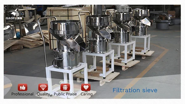 Heat vibrating screen price Liquid filter powder screen screening machine