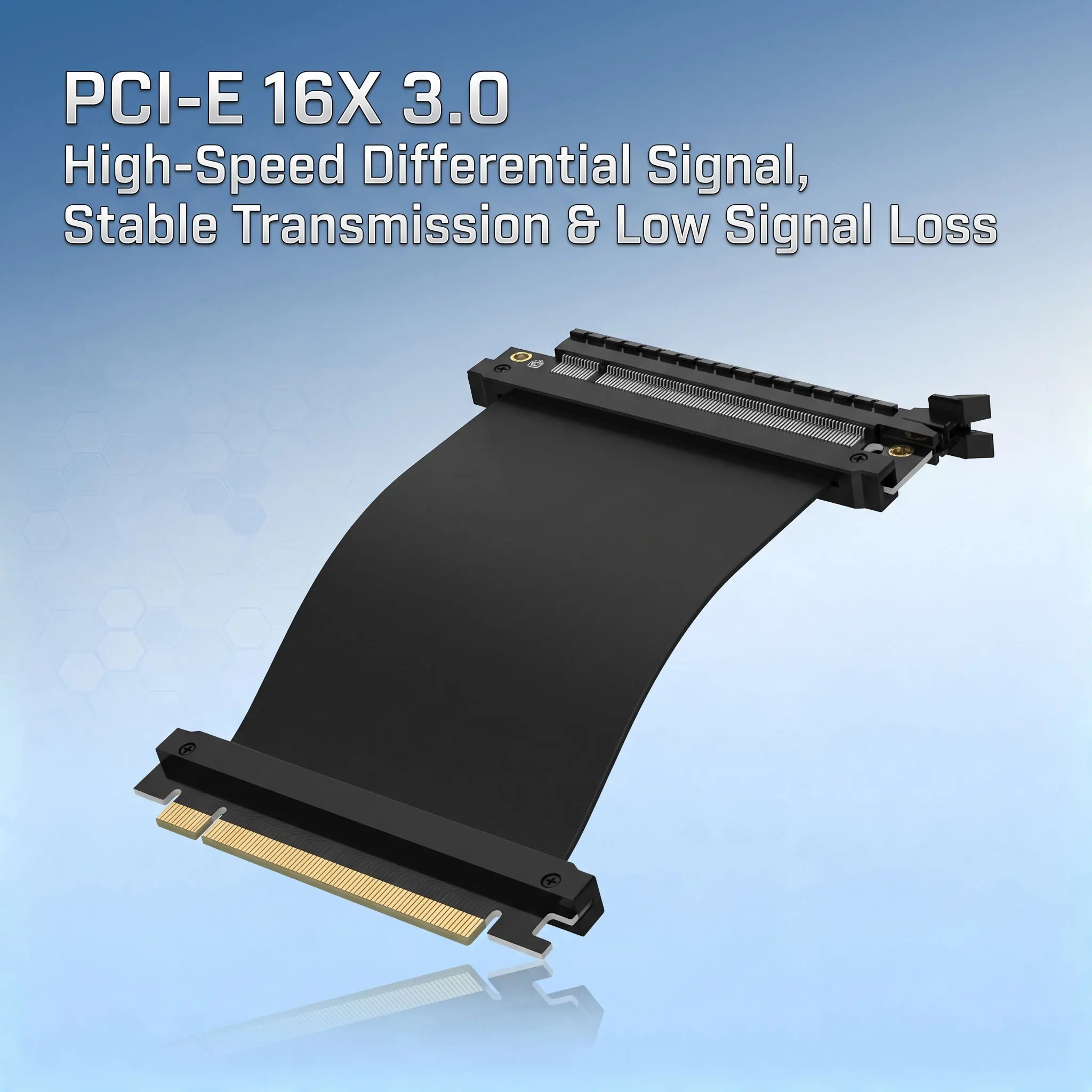 Flexible PCI Express 16X Extension Cable PCI-E X16 Riser Cord For DIY PC Build ATX Mini Case Graphics Card Space Solution