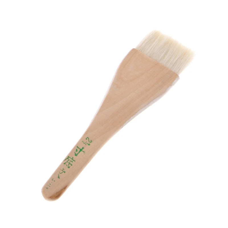 Goat Hair Paint Brush Flat Hake Brushes Hake Paint Brush Artist Painting for Professional Artist DIY Handamde Creation