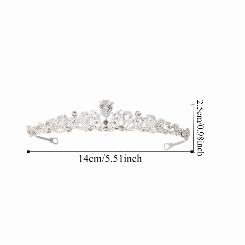 حجر الراين كريستال التيجان الزفاف تألق زهرة الخرز الفاخرة تاج الزفاف غطاء الرأس الفاخرة عيد ميلاد تاج خوذة #6