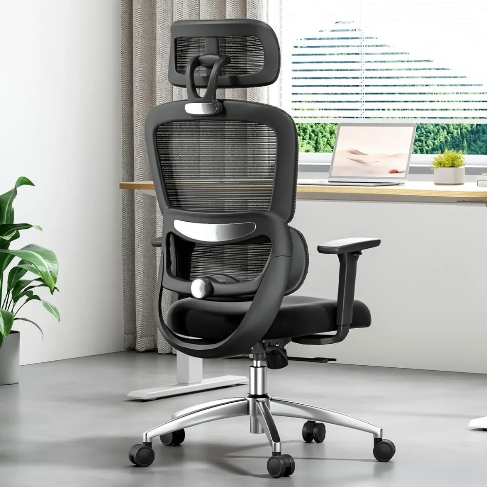 

Office Chair, Ergonomic Desk Chairs with Back Support, 3D Armrest and Adjustable Headrest, Office Chair