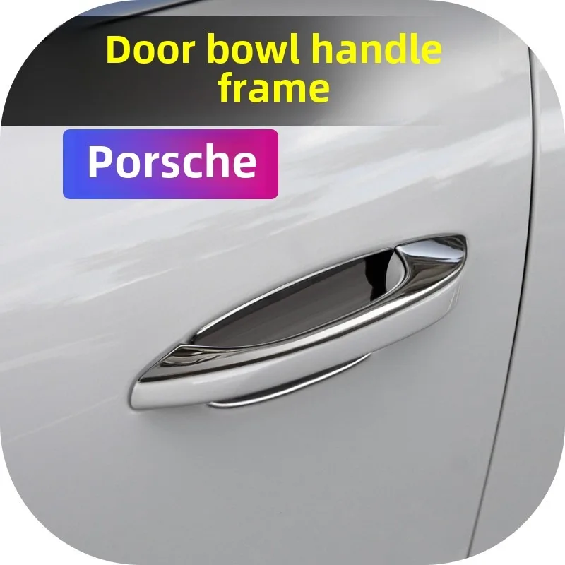 

Door Handle Cover Sticker Trim for Porsche Cayenne 2018-2024 Macan 2014-2024 Car Sticker Car-Styling Accessories
