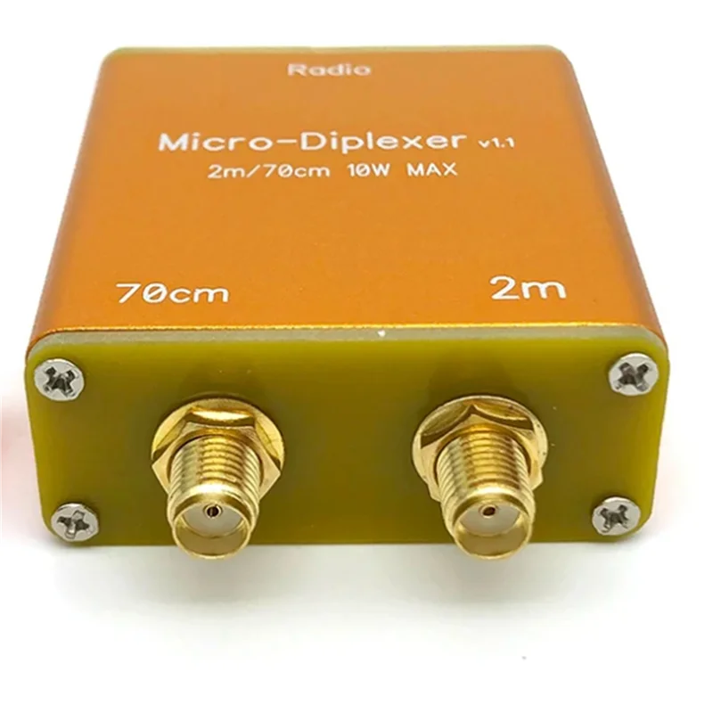 AS95-2X 10W V/U 2M 70Cm Micro-Type Diplexer Duplex Filter,Used To Place Between The Transmitter And Antenna(With Shell)