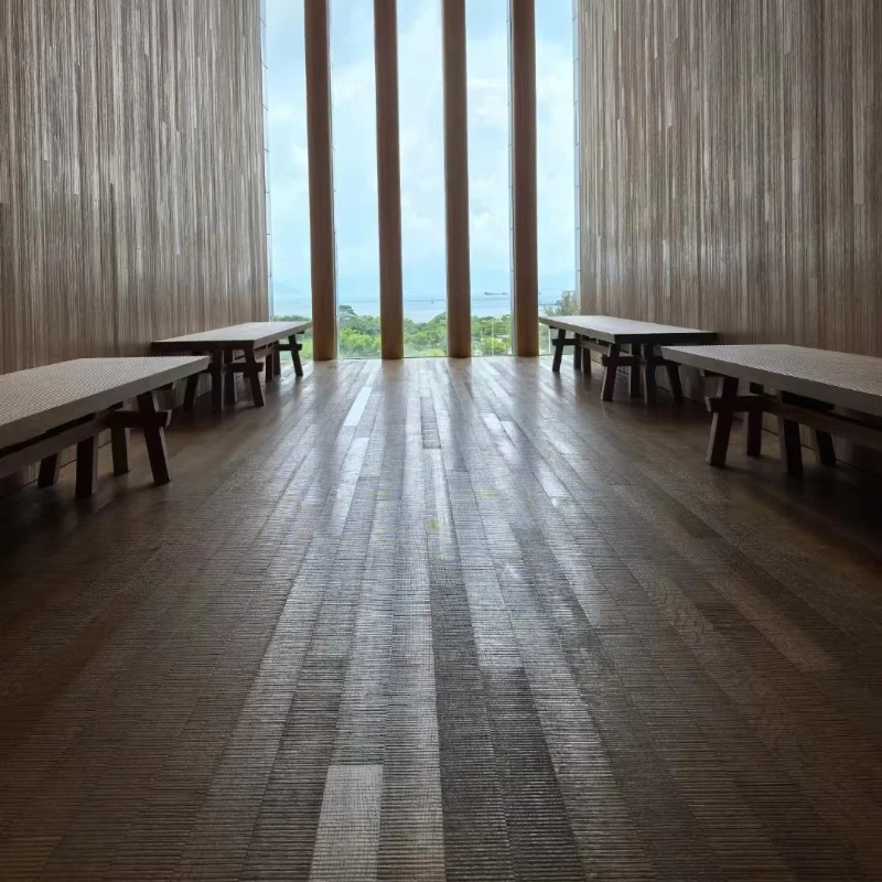 Maßgeschneiderte Version, einzigartiger Parkettboden, Retro-Säge, Parkettboden, schmales Holzbrett für den Innenbereich