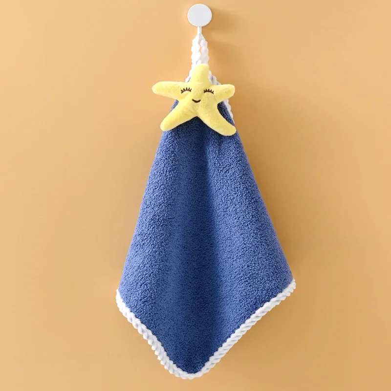 Cute Animal Hand Towel for Child Super Absorbent Microfiber Kitchen Towel High-efficiency Tableware Cleaning Towel Kitchen Tool