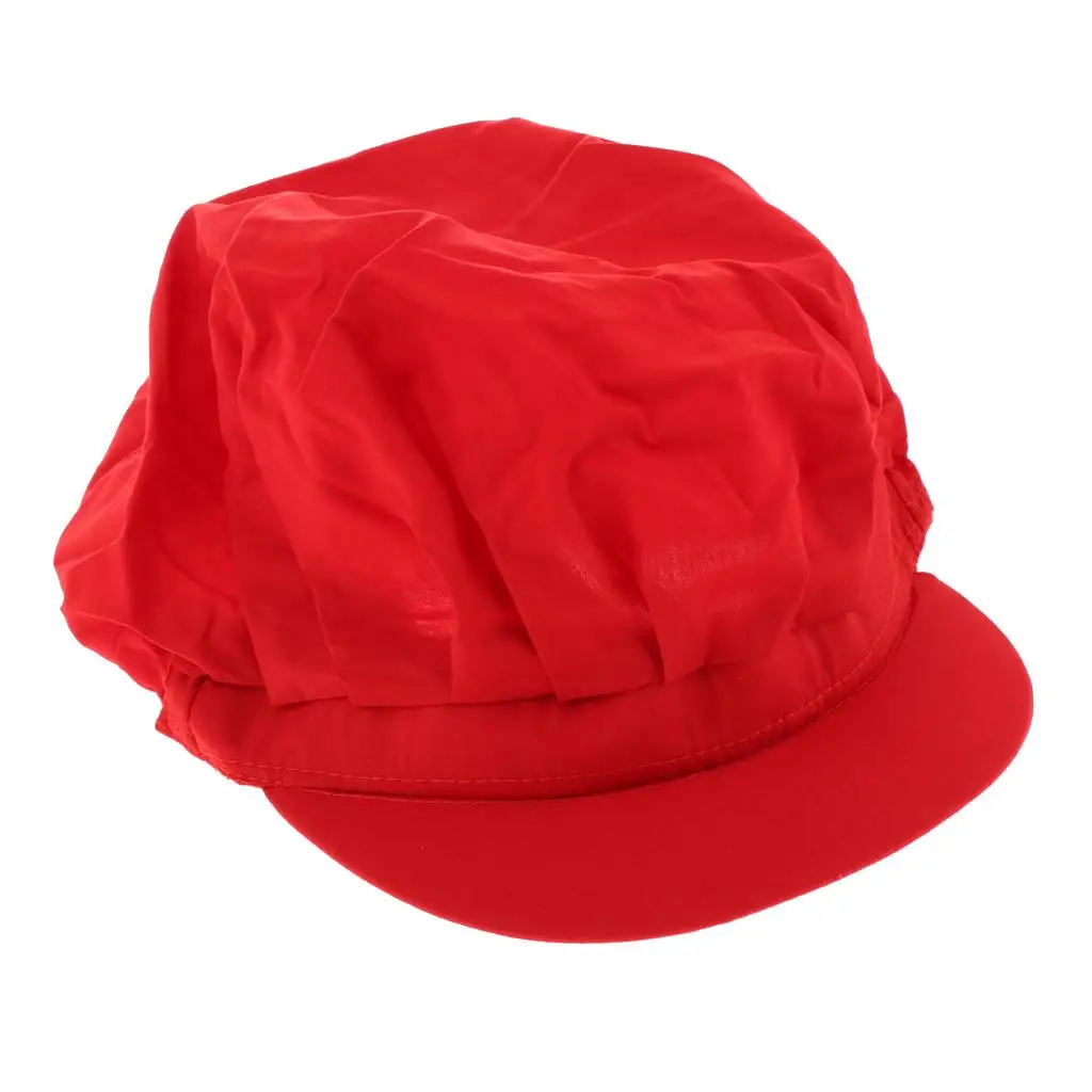 Chapeau de chef unisexe pour restaurants, pubs, cafés, entreprises, cuisines, hôtels, etc. , Rouge A