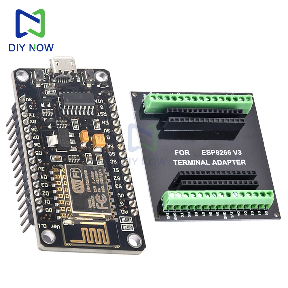 1 шт. NodeMCU V3 ESP8266 ESP-12E Platca de Dua Prayulo WiFi Placa de Expanisso Micro USB CH340G ESP8266