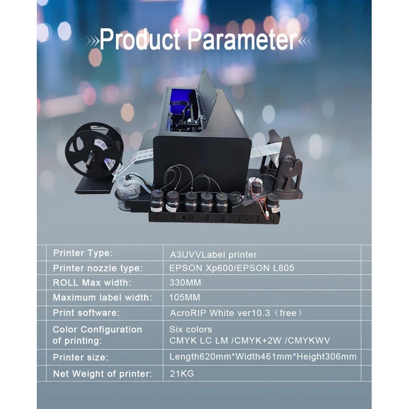 Factory Direct Sell A A4 Size Inkjet Sticker Printer To Lel Printing Hine With Roll Film
