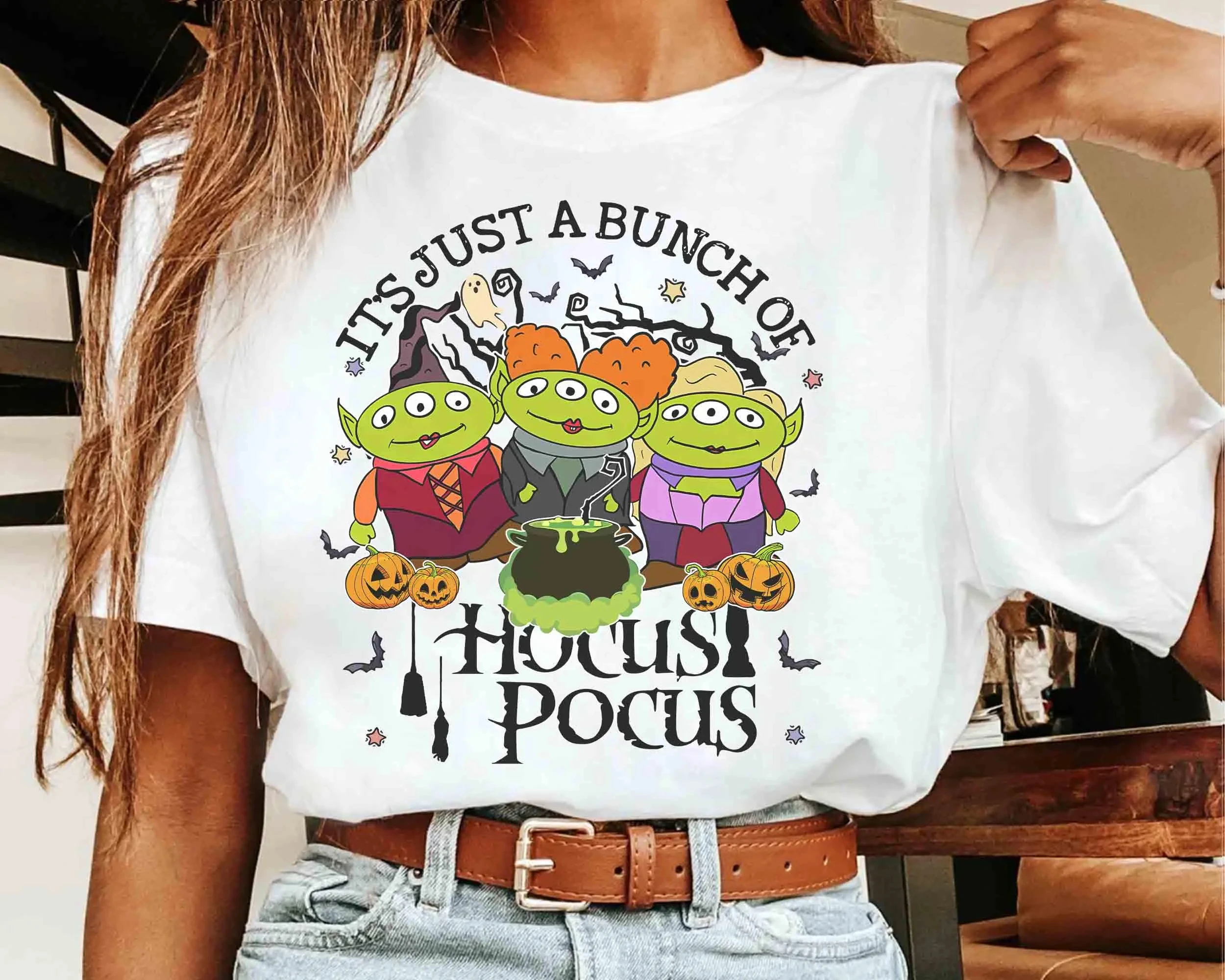 تي شيرت ديزني بيكسار توي ستوري الغريبة ساندرسون سيسترز للهالوين إنه مجرد مجموعة من هوكوس بوكوس #2
