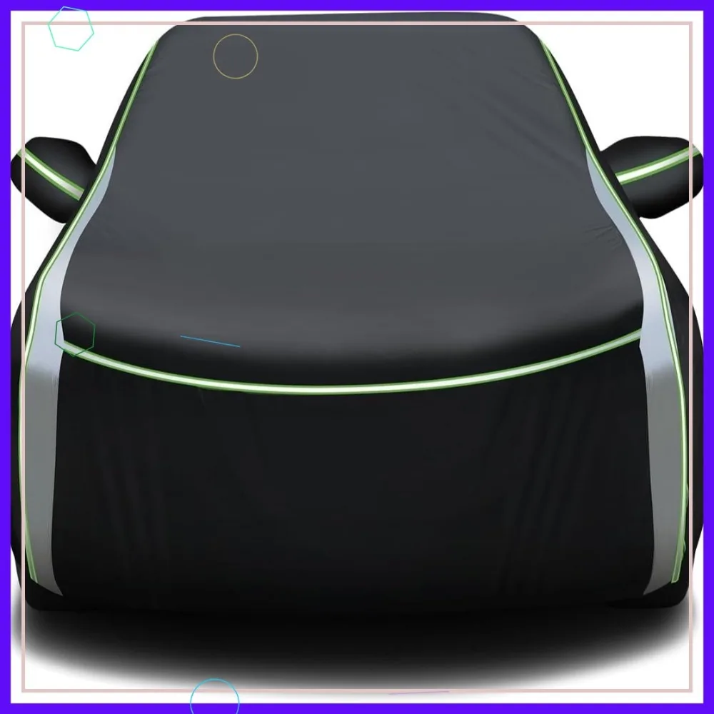 

Waterproof SUV Car Cover for Toyota RAV4 1994-2026, Oxford Fabric with Zipper & Reflective Strips