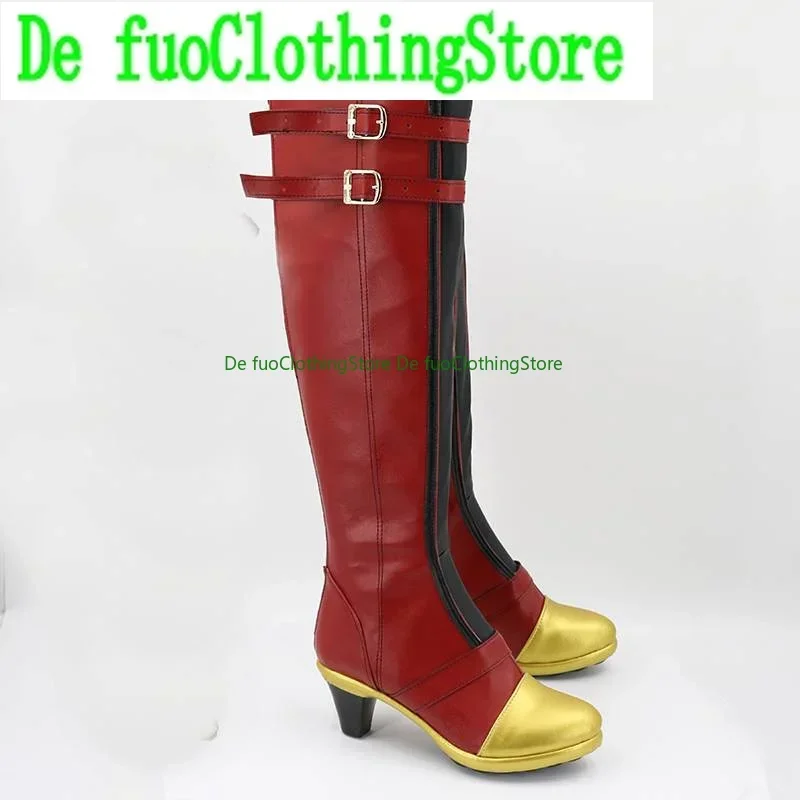 مجموعة نجوم Kagehira Mika أحذية كوسبلاي أحذية لعبة أنيمي الهالوين Defu متجر أحذية الملابس