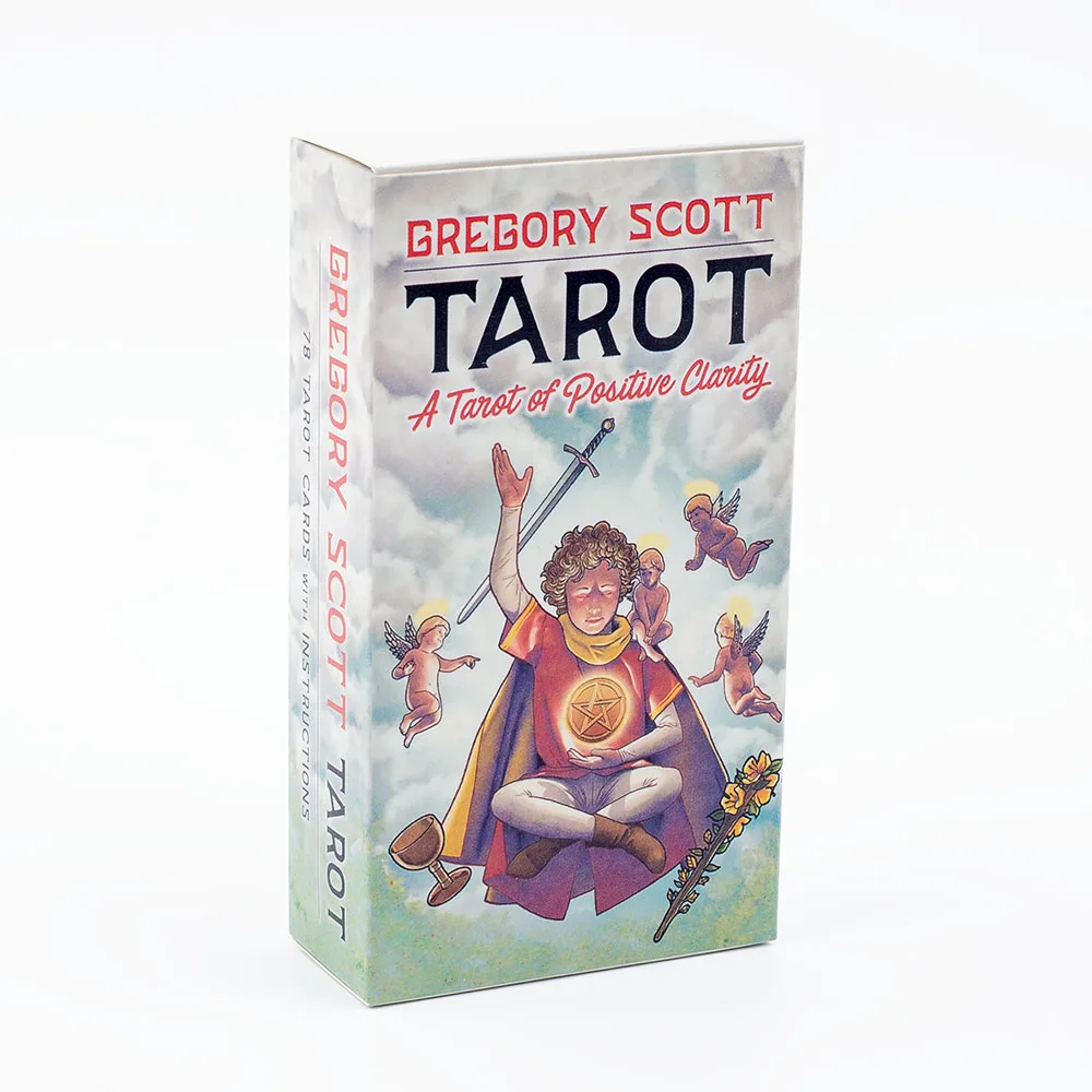 Gregory Scott Tarot 78-karta Talia Karty stołowe Gry grupowe na imprezy Zestaw do preferacji i wróżenia Oracle 11,1 * 6,1 cm