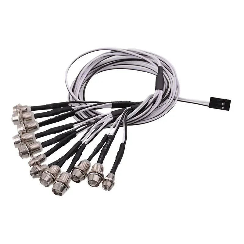 مجموعات إضاءة LED RC لـ 1/18 1/12 1/10 1/8 1/5 Trxs HSP SCX10 D90 HPI Redcat #1