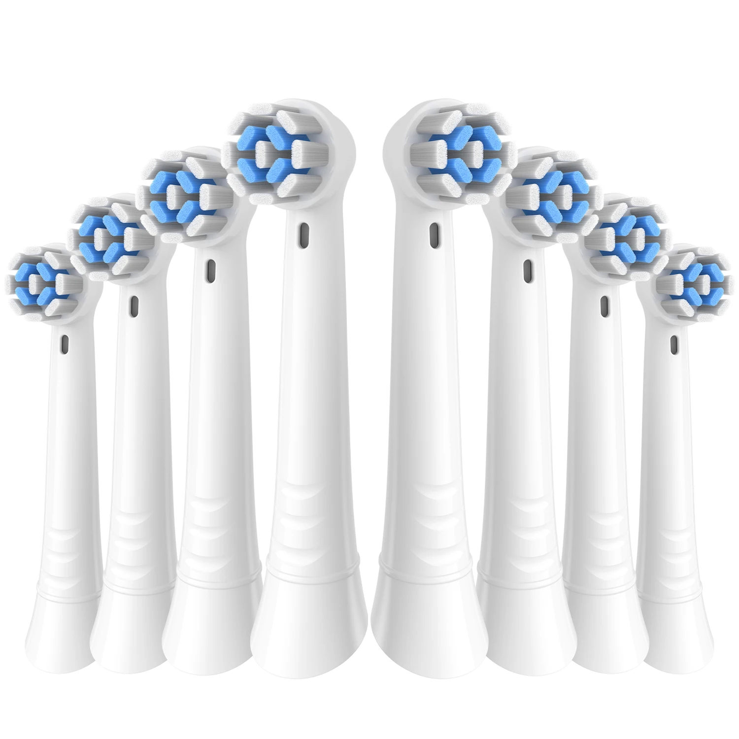 4/8/12/16/20-pack vervangende opzetborstels compatibel met Oral B iO, borstelkoppen voor Oral-B iO 2/3/4/5/6/7/8/9/10/7G-serie