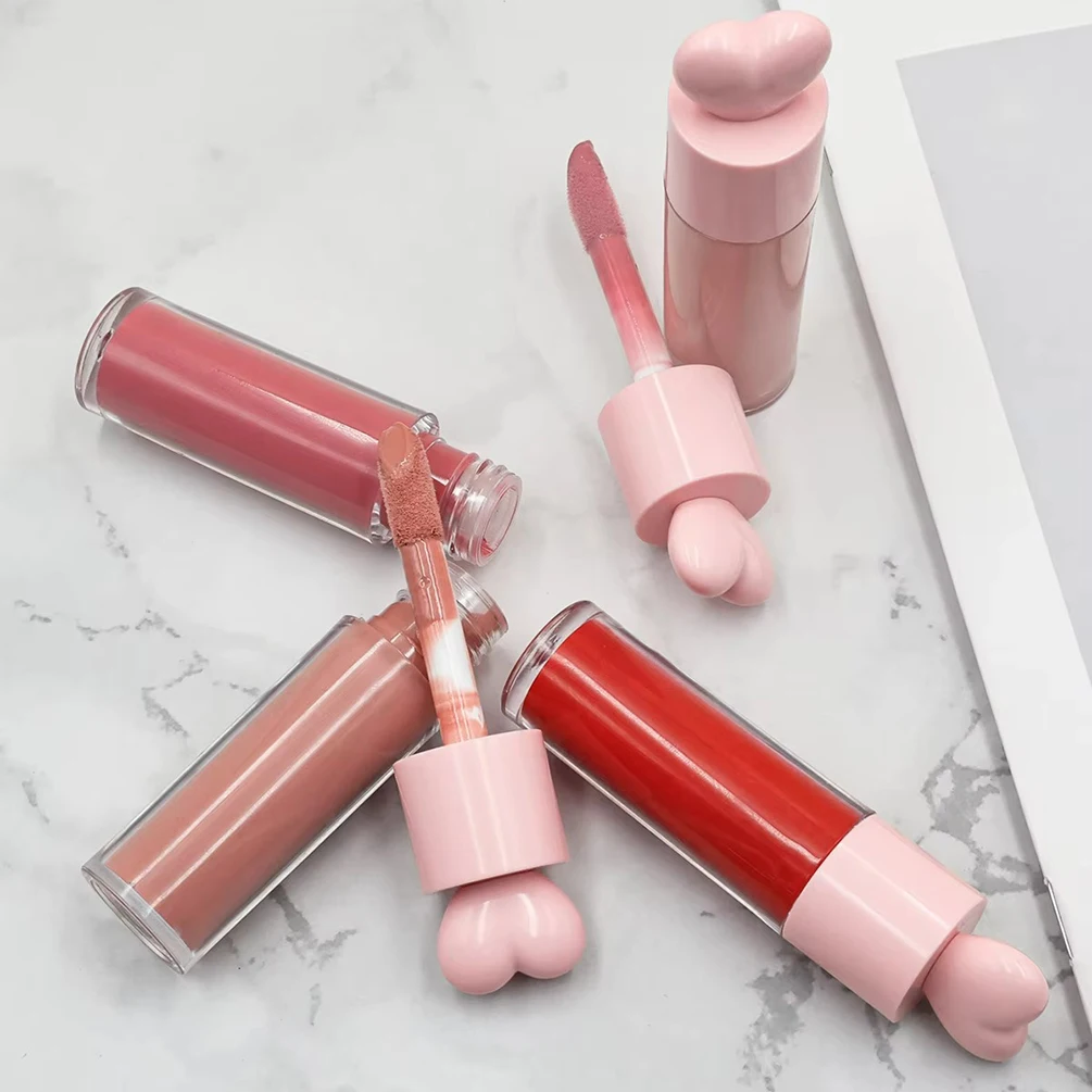 

6ml Liquid Blush Heart-shaped Bottle Custom Logo Long-lasting Moisturizing Rouge Private Label Makeup Cruelty Free Wholesale