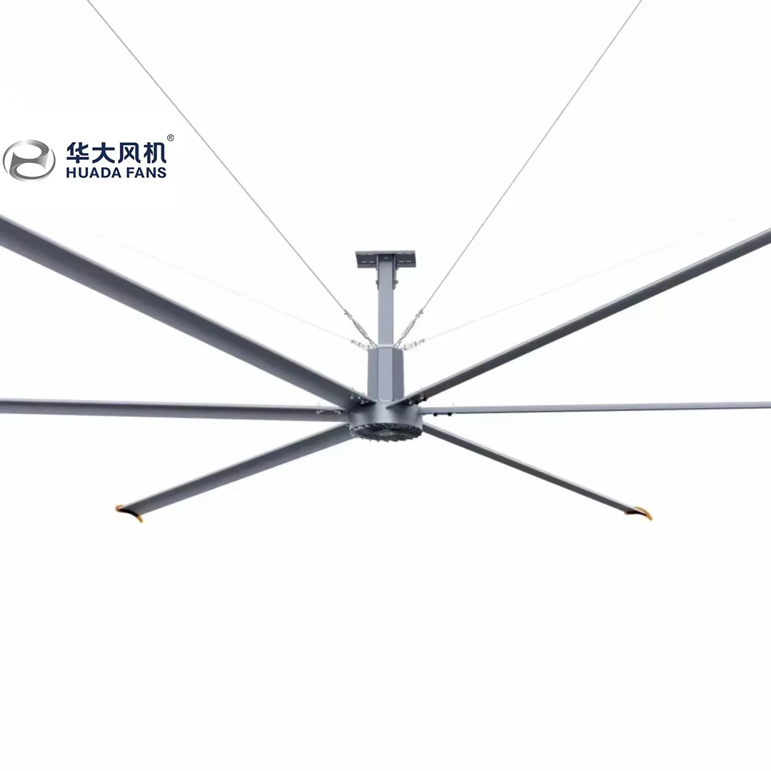 

Hot Selling 22ft/6.7m Hvls Large Industrial Ceiling Fan Improve Air Circulation Fitness Fan For Gym