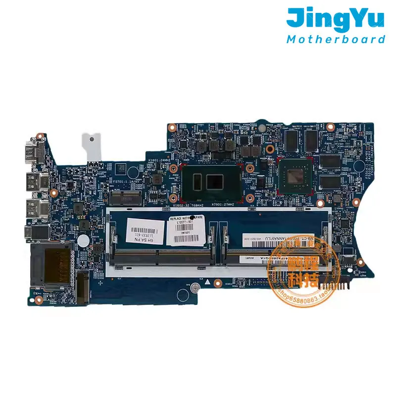 

For HP X360 14-BA Laptop Motherboard 16871-1 Mainboard CPU I3-7100U I5-7200U I7-7500U DIS 940MX 2G