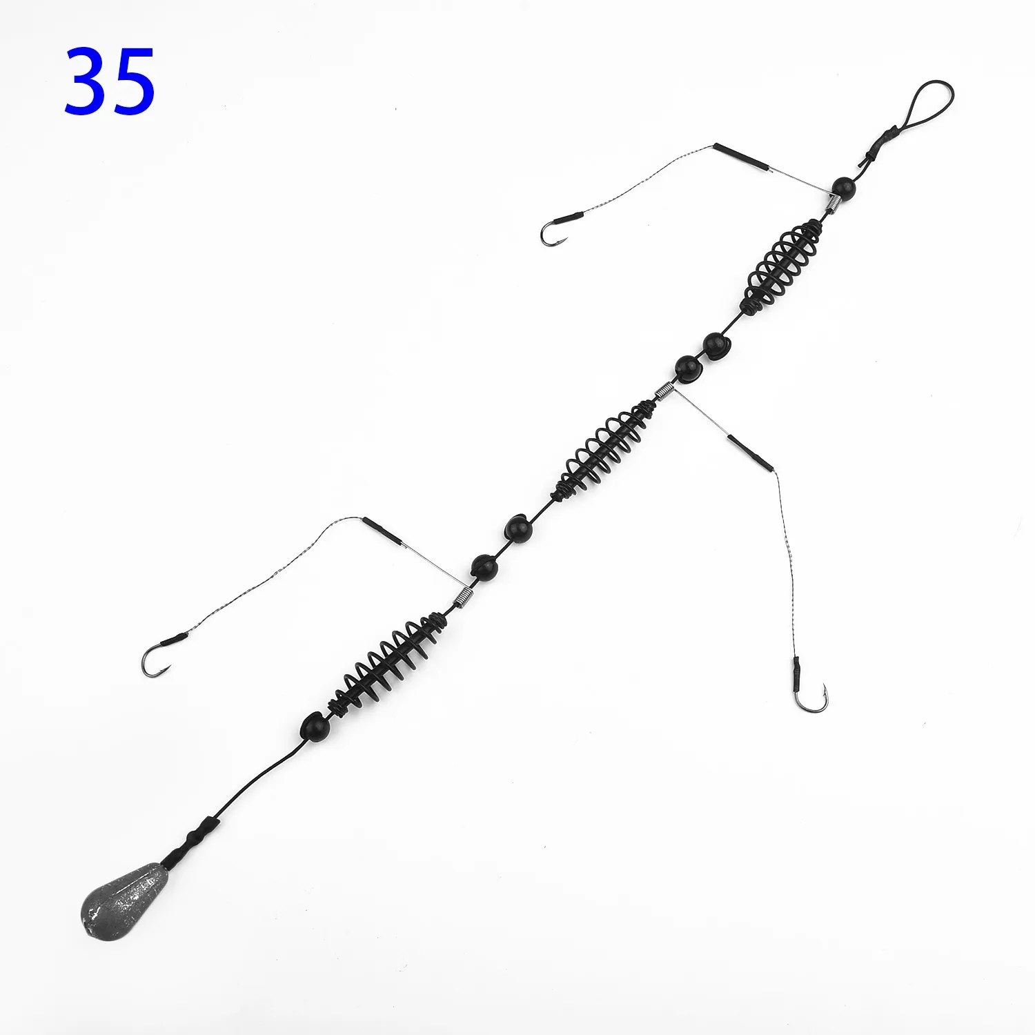 1 قطعة هوك الصيد الطعم الاصطناعي قفص مجموعة 15-40 جرام الصيد المغذية Baitholder الكارب ثقالة خط دوار الصيد المغذية