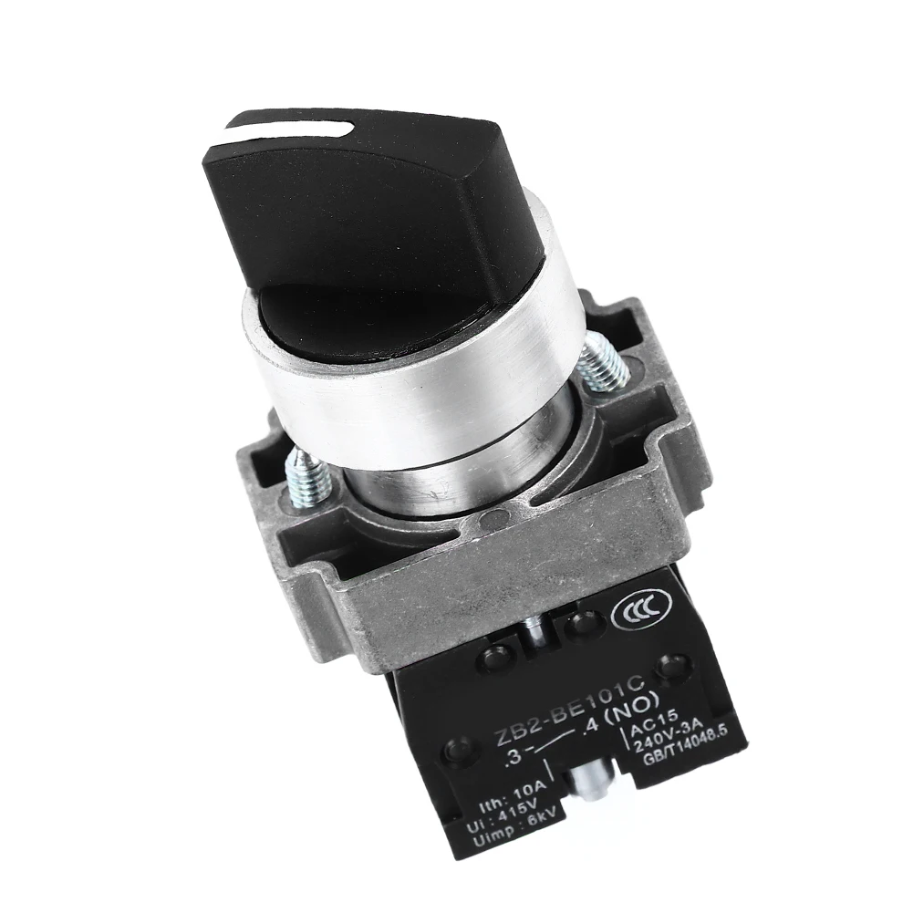 Self-locking Rotary Switch For Industrial Control IP40 Protection Rating 1 Million Cycles Lifespan For Power Tools