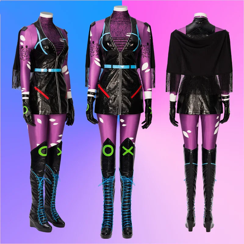 Anime Punchline Cosplay Costume Halloween Carnival Lady Outfit Women Suit Halloween Cosplay Costume Women Men Shoe Accessories view 4