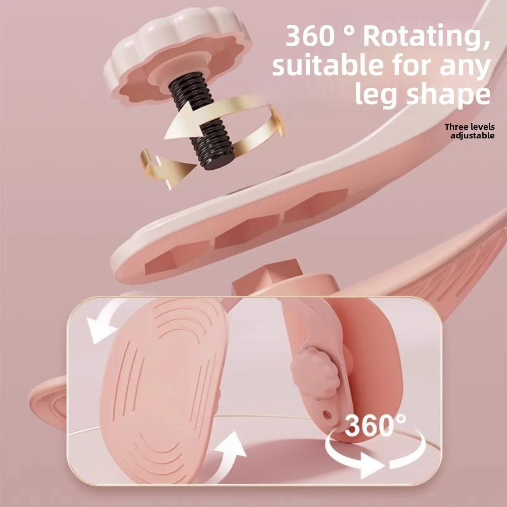 رئيسي الفخذ غير قابل للانزلاق مع عداد قابل للتعديل 360 درجة °   مدرب عضلات قاع الحوض قابل للدوران، قبضة مريحة، شكل مريح