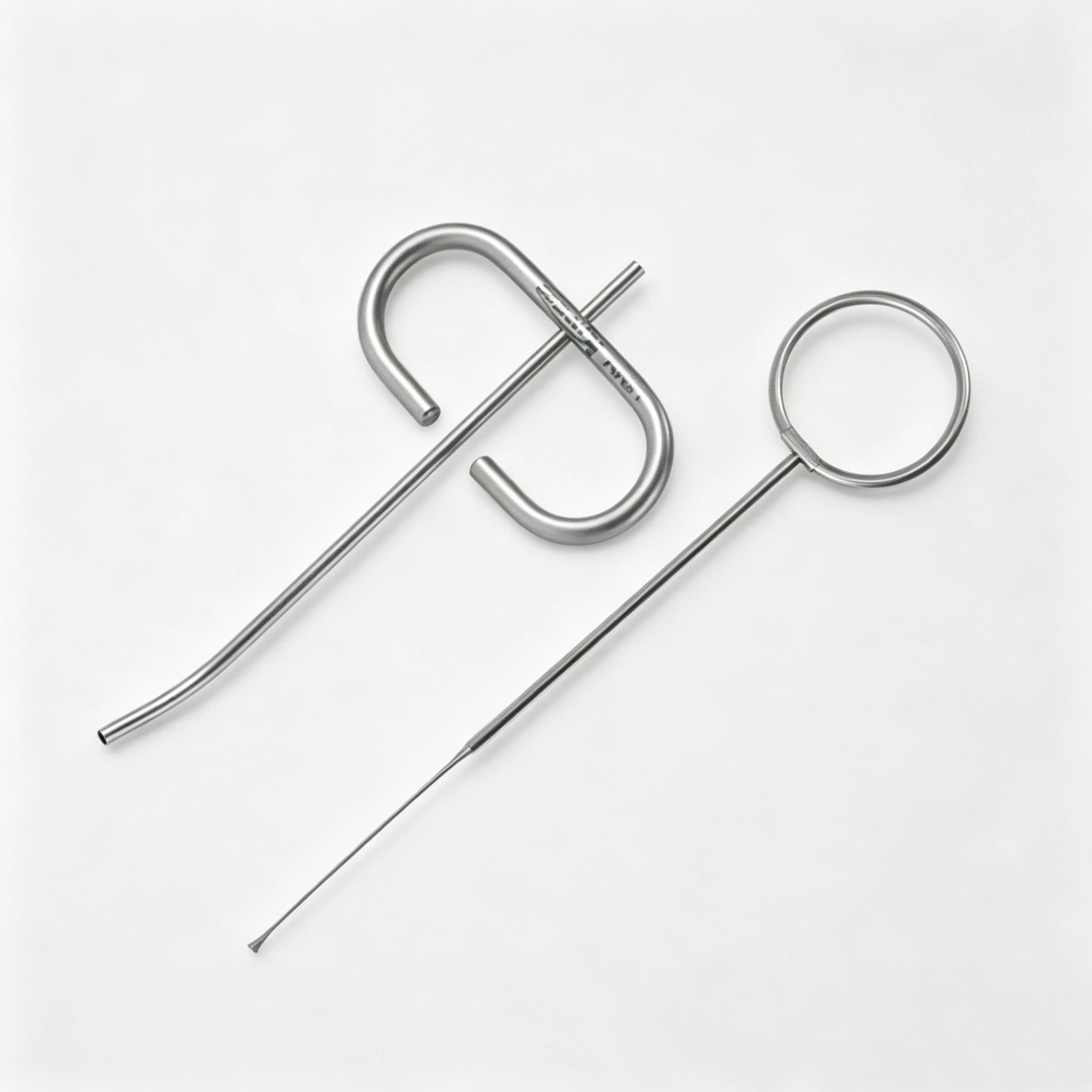 Dental Bone Powder MTA Root Canal Cement Delivery Instrument Stainless Steel Curved Tip 0.8‑1.8mm Implant Bone Graft Filler Tool