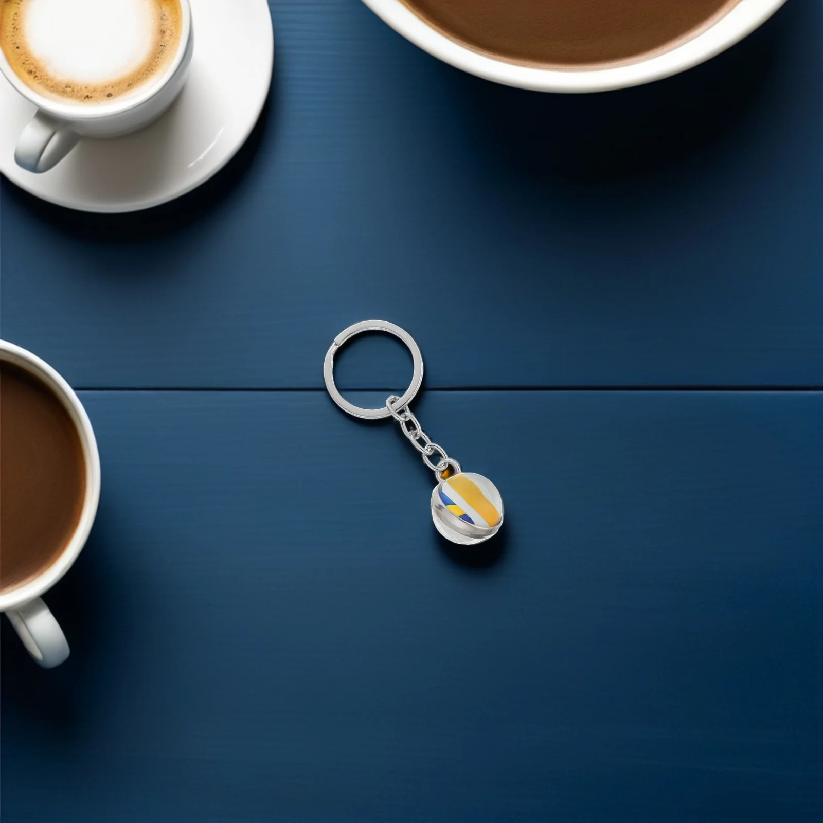 

4pcs Keychain Sports Key Ring Mini Keychains For Team Presents Compact Lightweight Ornament For Backpacks Sports Souvenirs