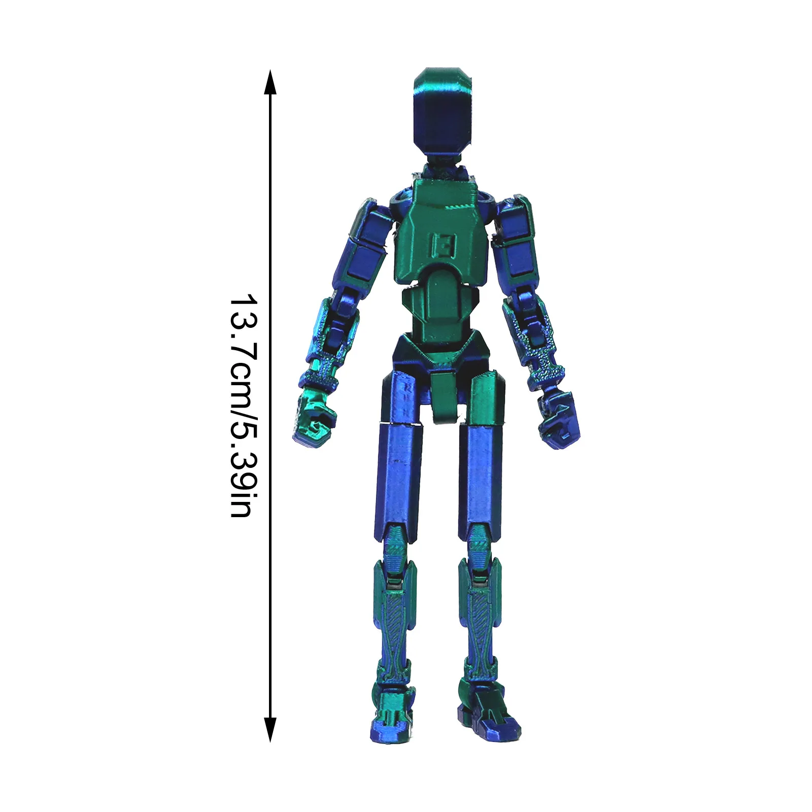 Lucky 13. zabawki figurki manekin z nadrukiem 3D ruchomy Shapeshift Robot figurki DIY manekin zabawki dekompresyjne na prezenty dla chłopców