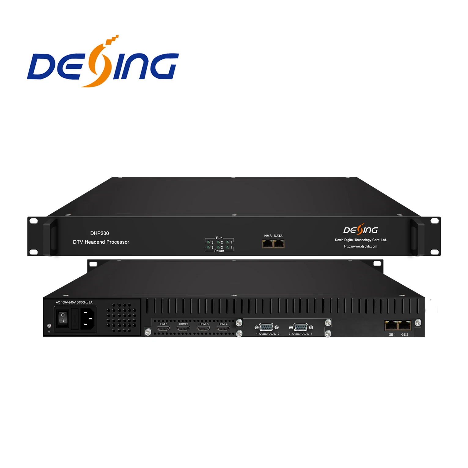 DHP200 Digital Headend Processor with DVB Encoder Modulator Ird Mulitplexer Scrambler