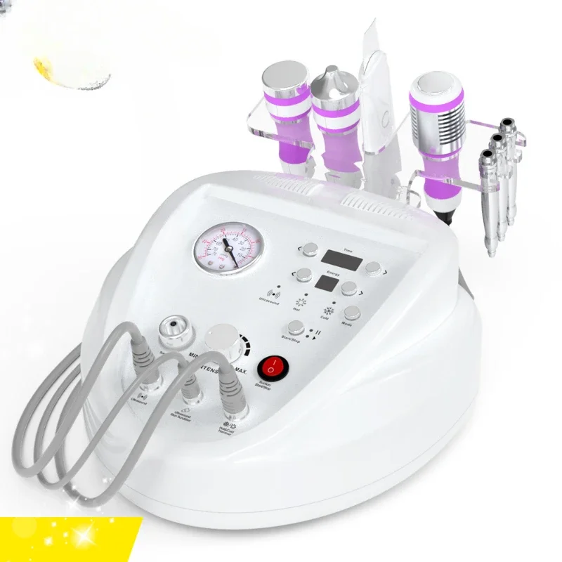 5 IN 1 Portable Diamond Microdermabrasion Facial Wrinkle Remover Facial Skin Care Anti Aging Diamond Dermabrasion Machine