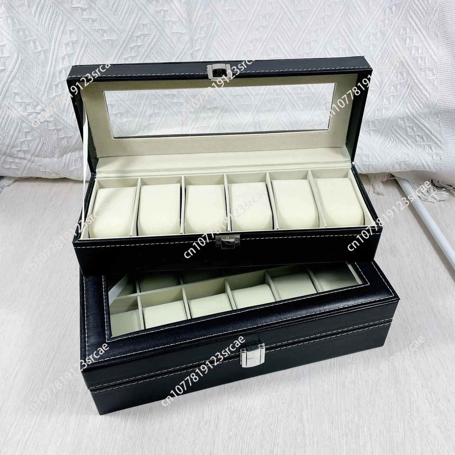 Factory direct wholesale watch box display storage box 3 6 10 12 jewelry box packaging