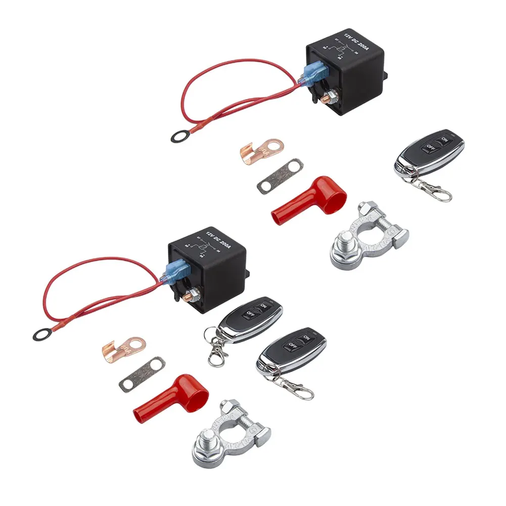 Intelligent Disconnector Anti-leakage 12V 200A Wireless Battery Switch Relay Integrated Remote Cut Off Isolator Kill Switch