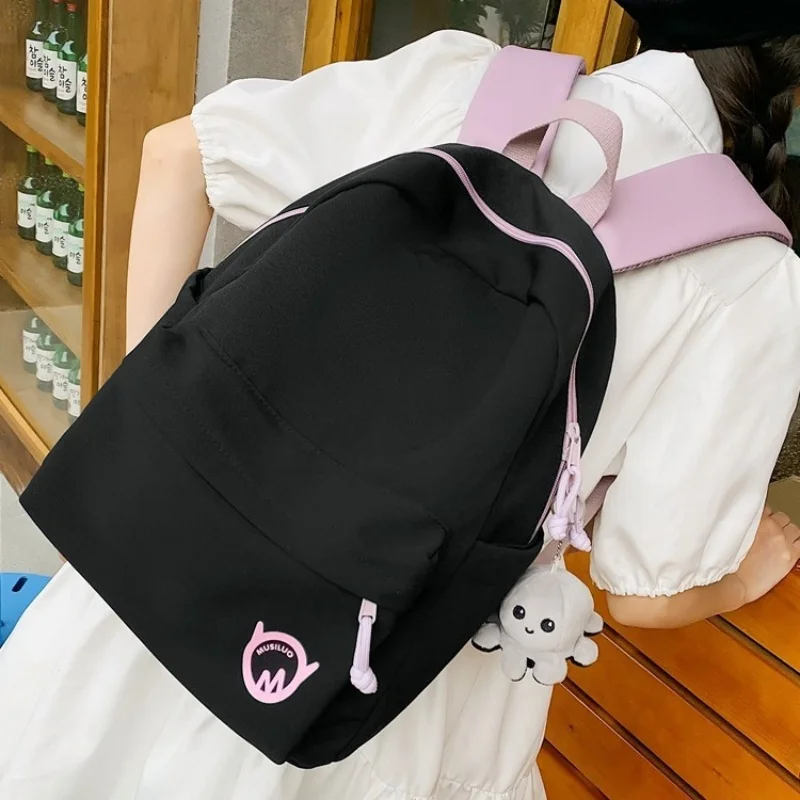 Leisure Backpack For Female Students, Personalized Large Capacity, Simple And Versatile Backpack For Male Backpacks