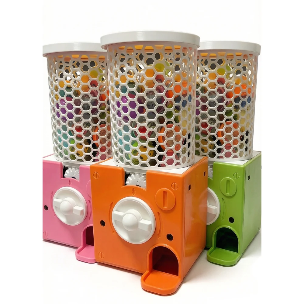 

3D-печатный настольный автомат для гачапонов (32 мм) — развлекательный диспенсер для капсул без монет (капсулы для гачапонов не входят в комплект)