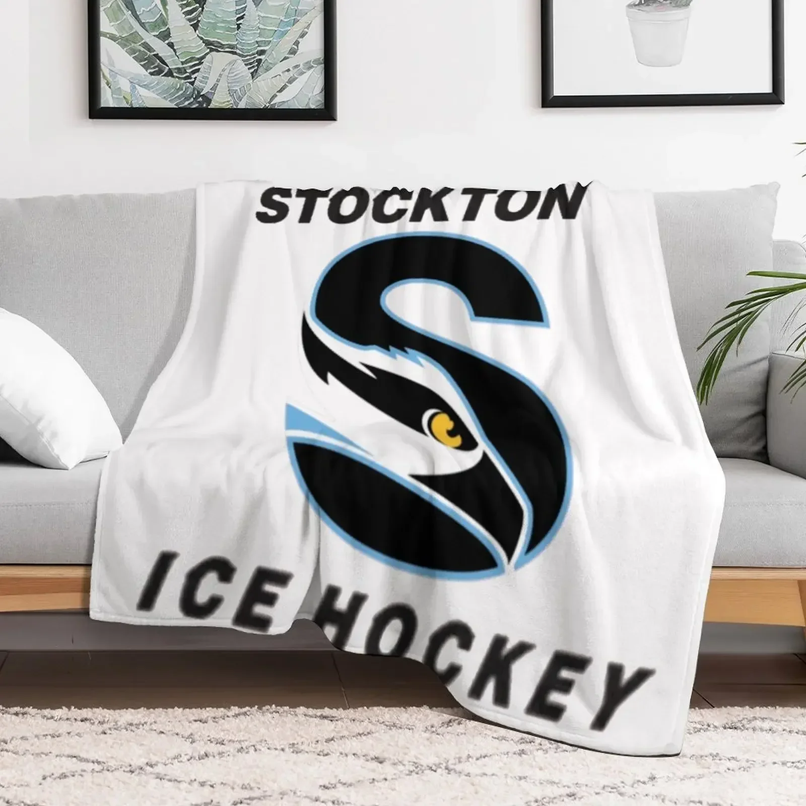 

Stockton Ice Hockey Throw Blanket decorative warm for winter Blankets